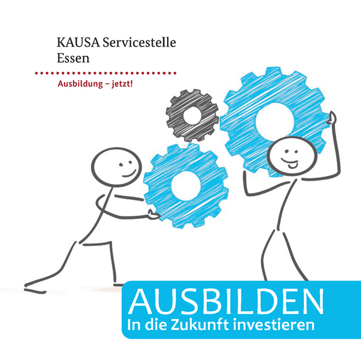 StiftungZfTI's tweet photo. Wie funktioniert die duale Ausbildung? Wer kann Ausbildungsbetrieb werden? Alle Infos auf Kausa-Essen.de
#Ausbildung http://t.co/D6JgTRF3wN