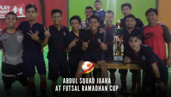 Abdul Squad Juara AT Futsal Ramadhan Cup bit.ly/1KNaTP2 #Futsal #News #ATFutsalRamadhanCup