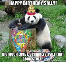        Happy Birthday Sally 