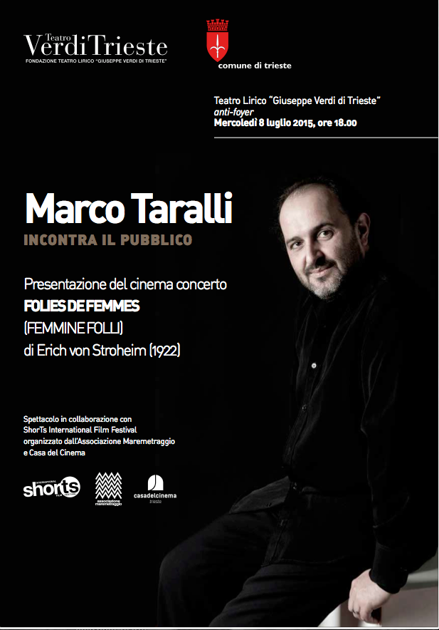 MarcoTaralli's tweet photo. #foolishwives Oggi incontro con il pubblico al @TeatroVerdiTS ore 18.00 @TriesteSocial http://t.co/jhpUSPwLLz