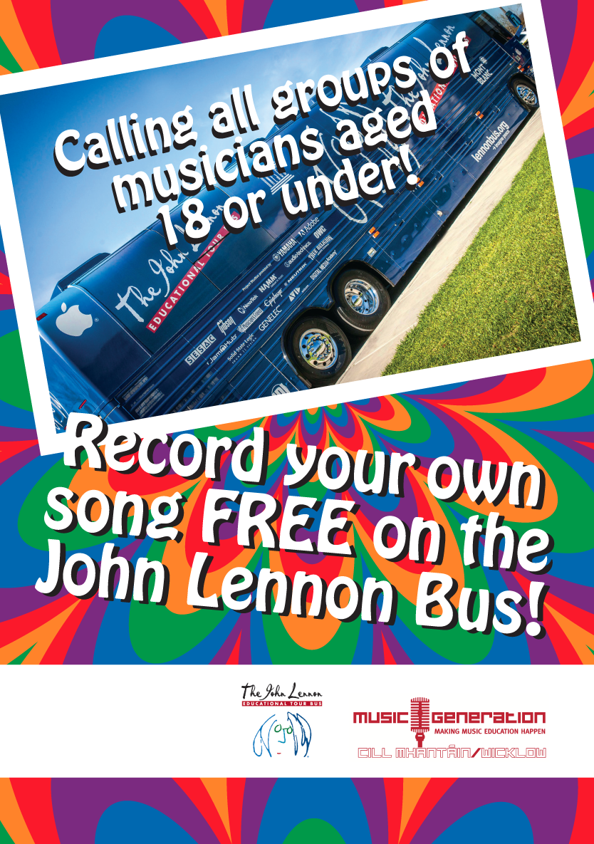 Imagine the John Lennon Bus is coming to Wicklow!  #musicgenerationwicklow #music
