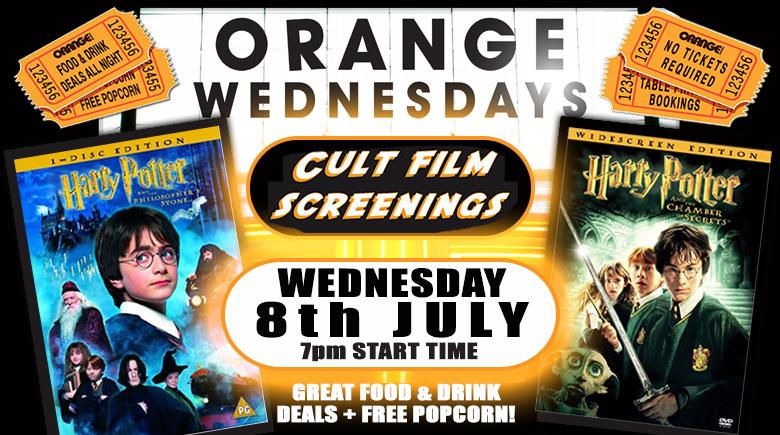 orangerooms's tweet image. Tonight is the first of our #HarryPotter marathon! First film starts at 7pm! FREE POPCORN &amp;amp; £4.95 food till 11pm!