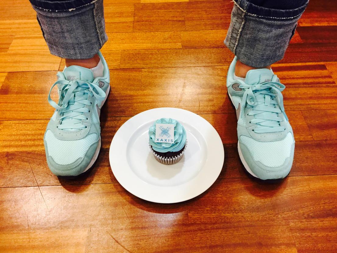 Happy birthday #xaxisat4!!! Love the colored topping 😍 #birthdaycontest