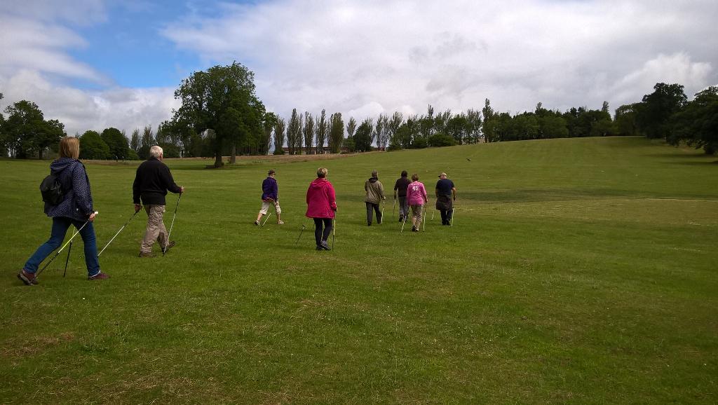 Another great Nordic Walking session at Cofton Park today. <a href="/ActiveParksBirm/">Active Parks</a> <a href="/healthybrum/">Healthy Brum</a>