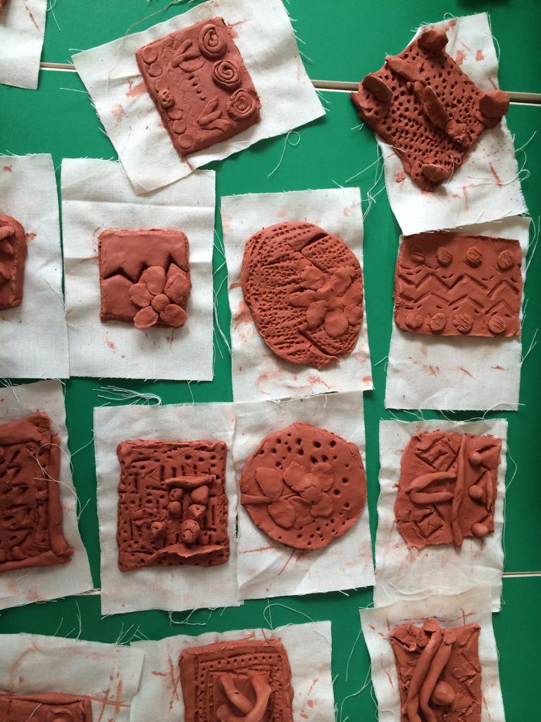 AdderleySchool's tweet image. #tilemaking in Year 3 this morning #creativelearning @Cornerstonesedu