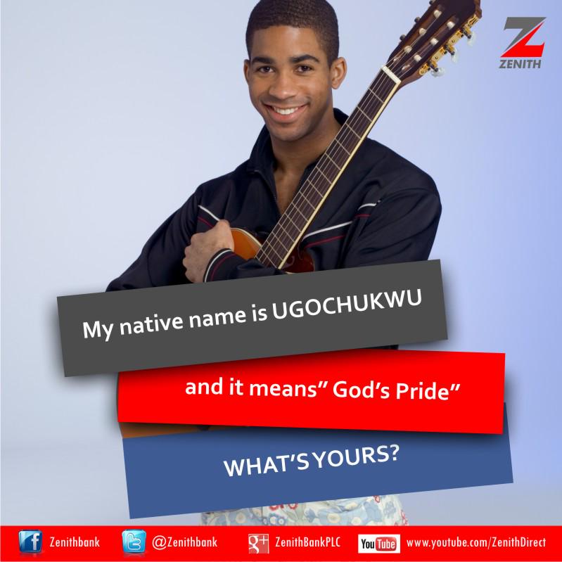 ZenithBank's tweet photo. My native name is --------------; and it means ----------------
#Culture #NativeName #ZenithBank #InYourBestInterest http://t.co/2JqvSJ8czJ