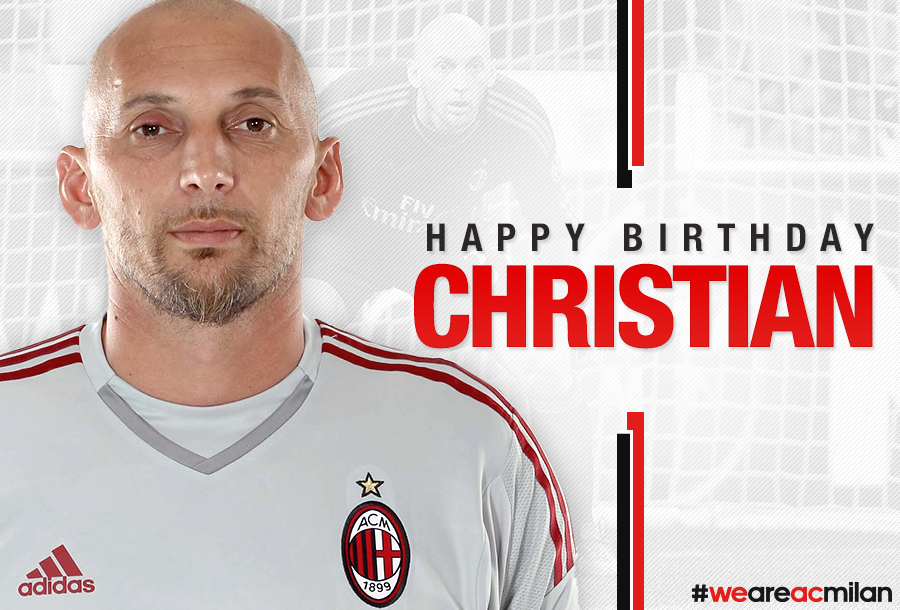 Today Christian Abbiati celebrates his birthday, HBD Christian! / Buon compleanno Abbiati! 
#weareacmilan