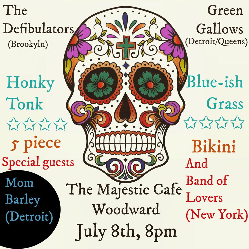 See y'all tonight <a href="/MajesticCafeDET/">Majestic Cafe & Bar</a> <a href="/thedefibulators/">The Defibulators</a> <a href="/bandoflovers/">Band of Lovers</a> #slowrise #livemusic #hopcat #majesticcafe