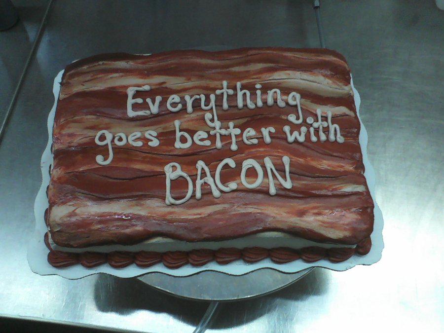 \" Speaking of \"Bacon\"...Happy Birthday Kevin Bacon! I made you a cake - 