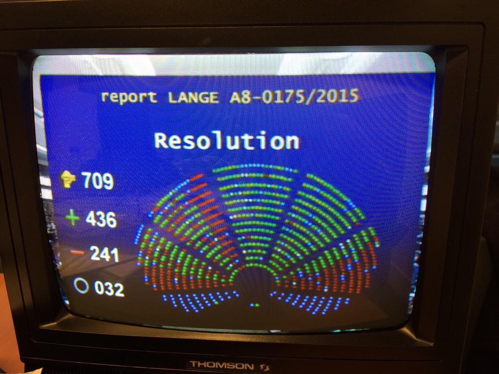 #EPonTTIP: #EPlenum stimmte heute über Resolution ab: 436 dafür / 241 dagegen / 32 Enthaltungen