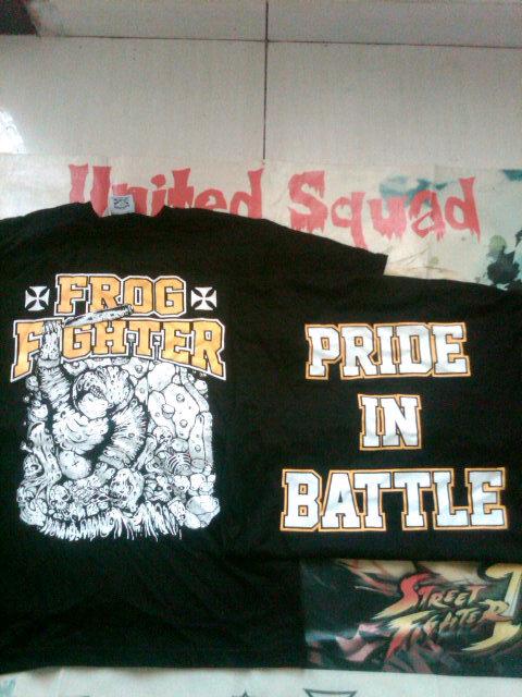 Ts frog fighter size:S,M,L,XL,XXL price:90rb