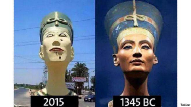 mercektv's tweet photo. Mısır' lıların Nefertiti öfkesi !!!

http://t.co/vSLe7gYUKu http://t.co/nxMq72YcBn