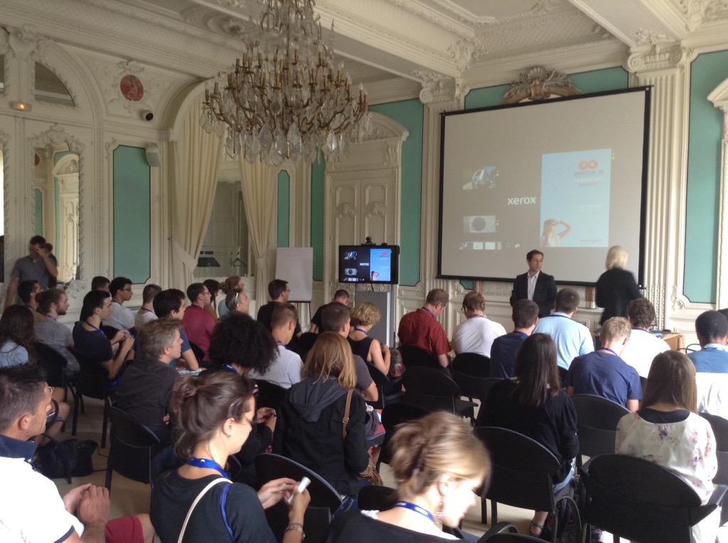 TerritoireSci's tweet image. Visite du showroom&apos;de @XeroxCorp pour les finalistes d&apos;@Innocupjr! #innovation