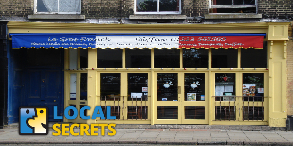 legrosfranck's tweet image. We are proud to be one of the best-kept #localsecrets in Cambridge!