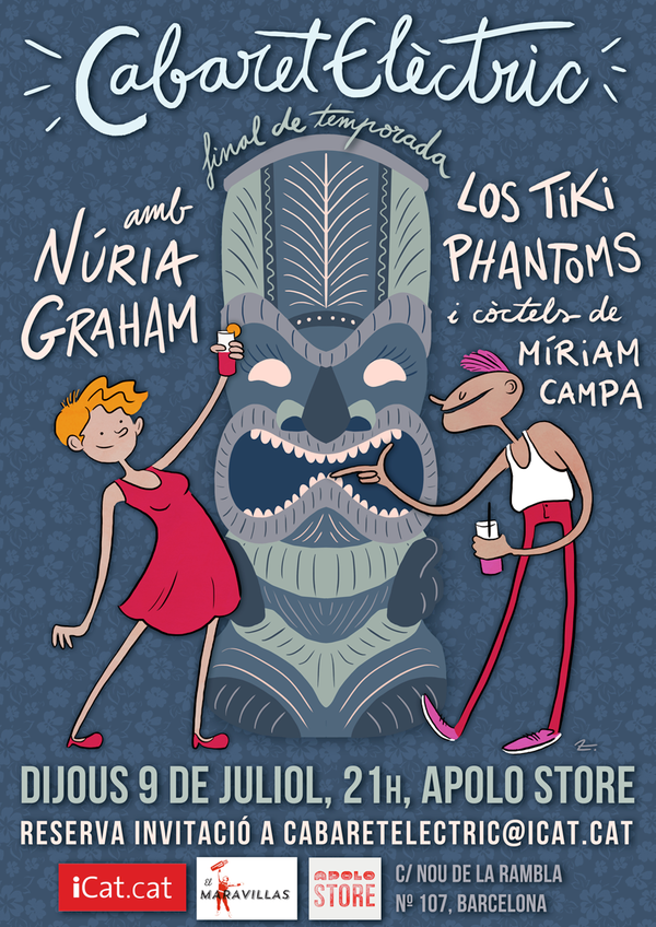 3CatCultura's tweet image. Festassa final de temporada del @cabareticat a l' @ApoloStore. T'hi vols apuntar? .Cartell d' @annafalberti