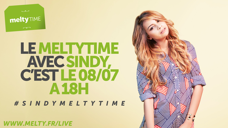 RCAgroup's tweet photo. .@SindyOfficiel sera l’invitée du #MeltyTime à 18h en direct sur @melty_fr. http://t.co/JpCelK2aoz 💋 #SindyMeltyTime http://t.co/4dSIcRQsCt