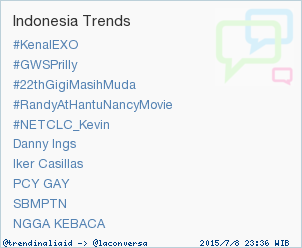 trendinaliaID's tweet photo. Trend Alert: #NETCLC_Kevin. More trends at http://t.co/OMCuQPRWwL #trndnl http://t.co/NzLEPX2Tp3