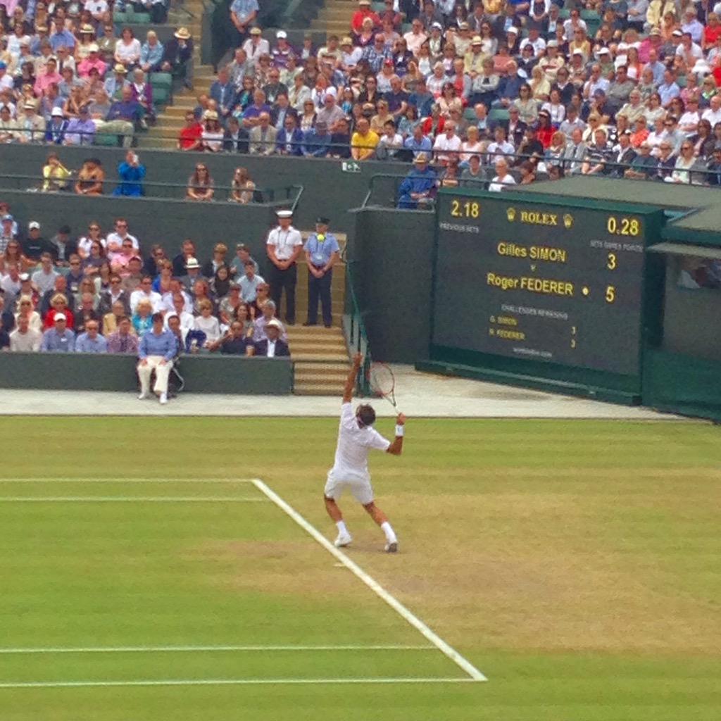 Man crush #Wimbledon #Federer #FeelWimbledon