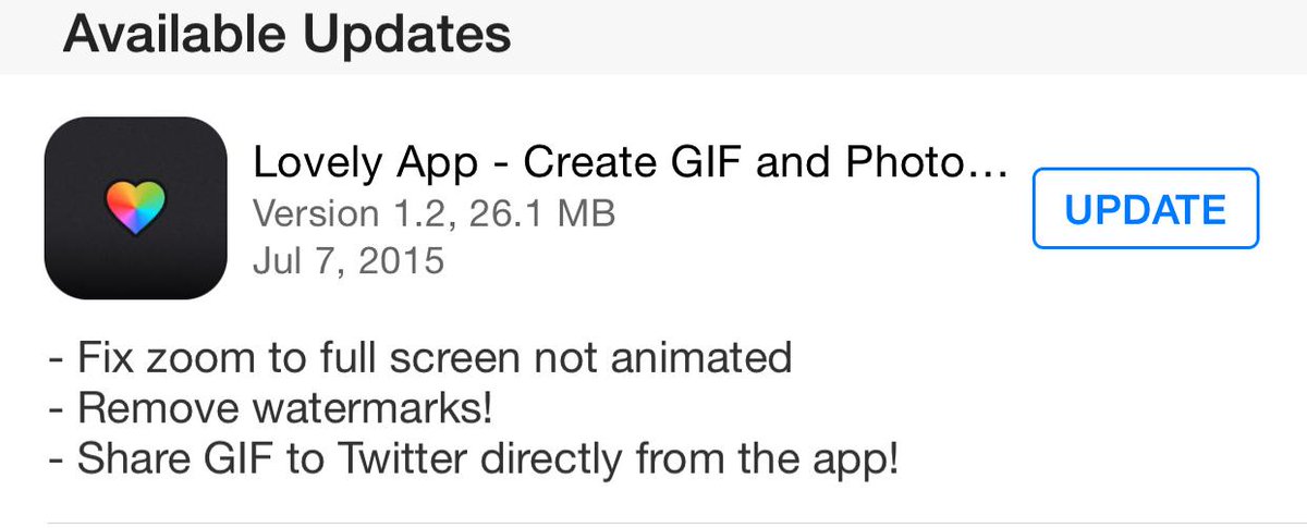 Lovely App tweet media