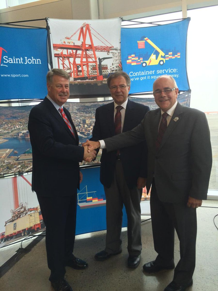 PortSaintJohn's tweet image. Historic day at PSJ #ModernizePSJ @rodneywestonsj @JimQuinnPSJ @gaultonp $68.3 M for modernization project announced
