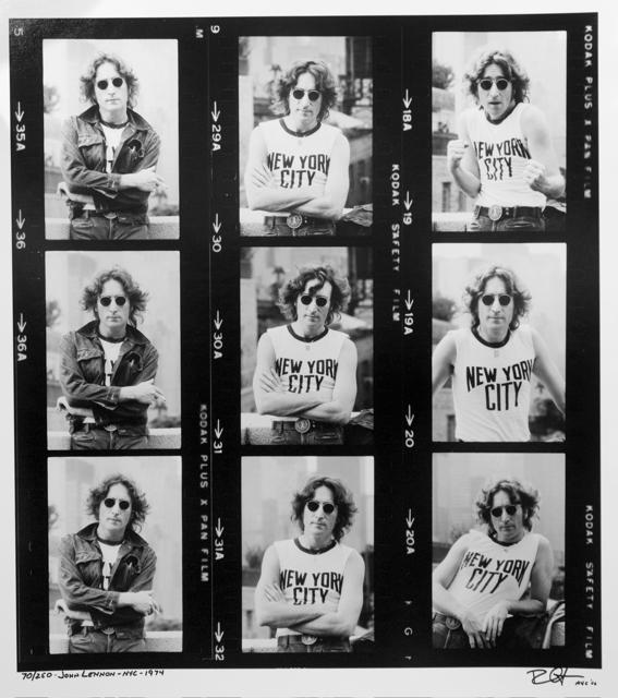 johnlennon's tweet photo. John Lennon contact sheet, NYC, 1974.

Photo by @bobgruen01 
http://t.co/DDN5kh9VTr http://t.co/hRPpGajQF8
