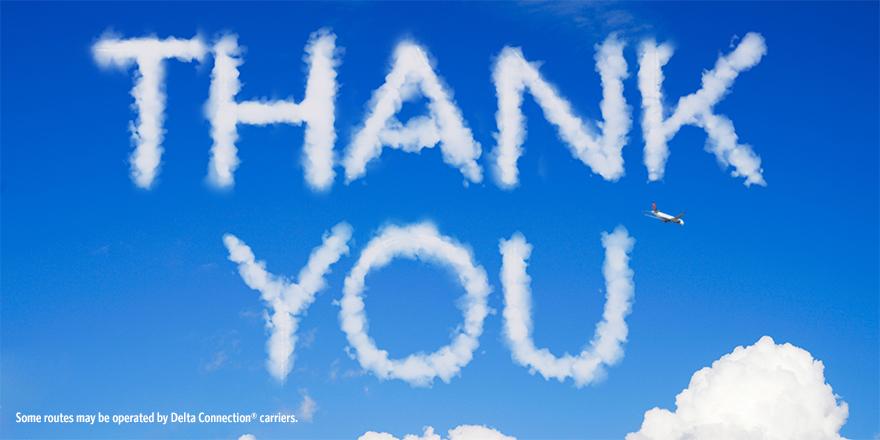 Delta's tweet photo. 170 million passengers a year, more than 5,000 flights a day, and now 1 million Twitter followers. #KeepClimbing http://t.co/PDnY4VT0nb