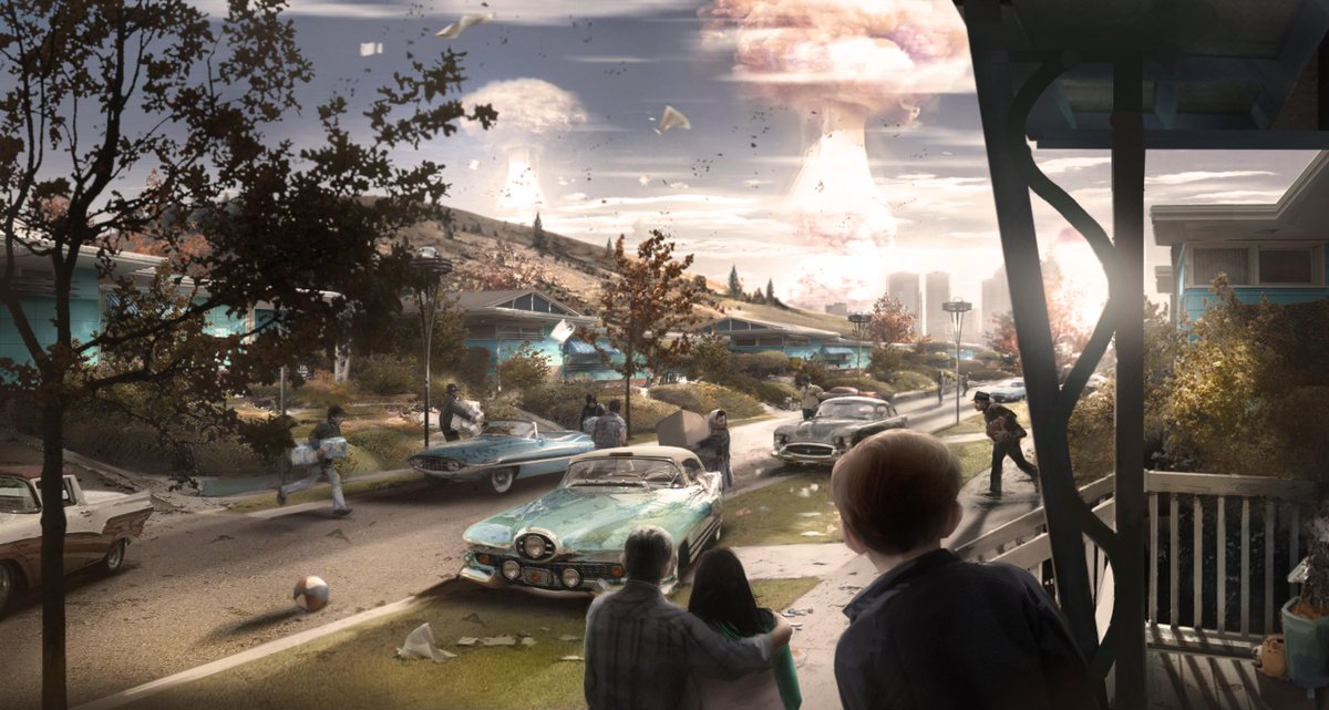 Fallout's tweet photo. New #Fallout4 interview up on @Telegraph w/ Todd Howard http://t.co/tiVjXSzc6Q http://t.co/DAluvL812R