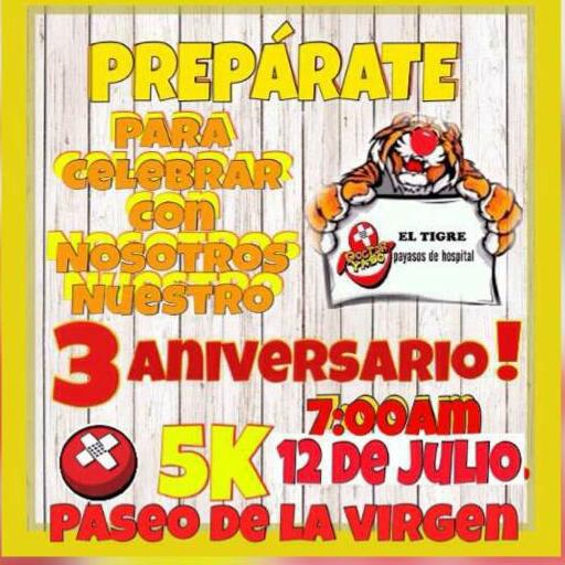 Yuscleman's tweet photo. El 12 de Julio es la Cita con la familia de @tigreyaso y su divertida caminata por 3 años de regalar sonrisas GRATIS http://t.co/JTqwwHrmm2