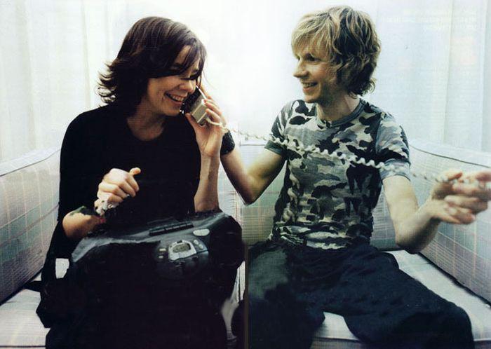 Happy birthday to Andy Fletcher, and Jamie Cook. Beck with Bjork 