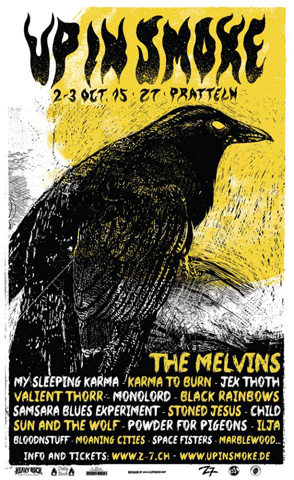 Thrilled to be a part go #UpInSmokeFest ! Playing with Masters <a href="/melvinsdotcom/">melvins.com</a> and others.