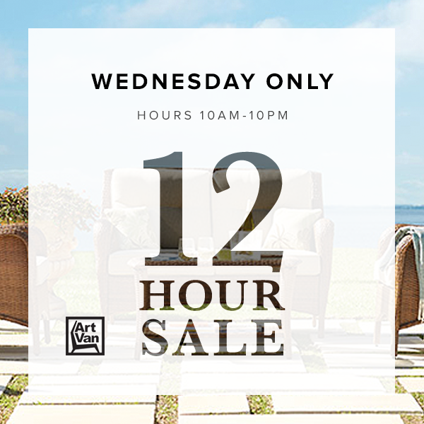 Art Van Furniture On Twitter Our 12 Hour Sale Is Today From