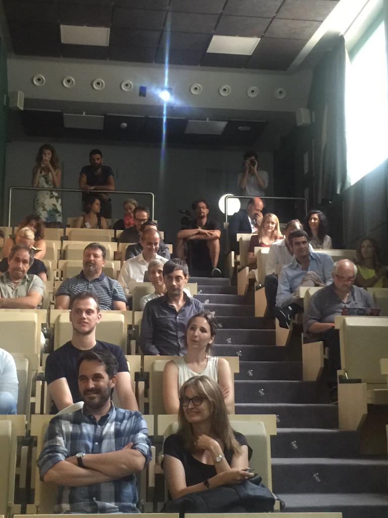 The first internal session of Feeding the accelerator. <a href="/JacopoMuzina/">Jacopo</a> @johanjorgensen <a href="/USAPavilion2015/">USA Pavilion 2015</a>