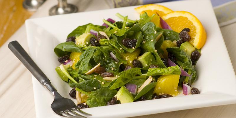 A5: Bright w/ flavor & color, our spinach salad is sure to become a favorite: bit.ly/1KKdZjC! #PackAPicnic