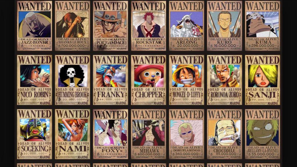 Nehemiah Dobbins on X: Wanted:Dead or Alive (One Piece) =Anime   / X