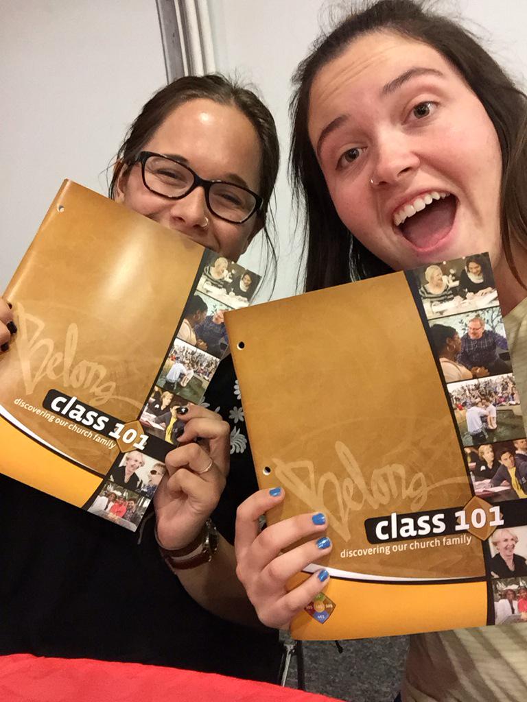 SBInternships's tweet photo. Our wonderful @SaddlebackCM interns @chloejarrett_ &amp; @delparent taking CLASS 101 tonight! @Saddleback http://t.co/pHZzvt0xMA