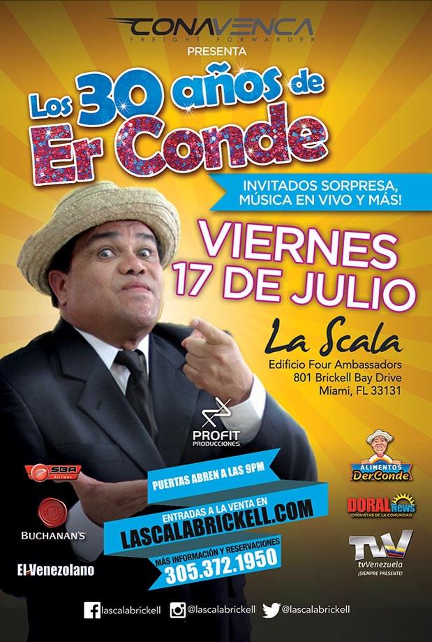 erguachar069's tweet photo. Jodedores saliendo pa' #miami, este viernes 17 #Shous de los #30añosDerConde en @LaScalaBrickell  @aquienMiami http://t.co/2MDbCfB7tj