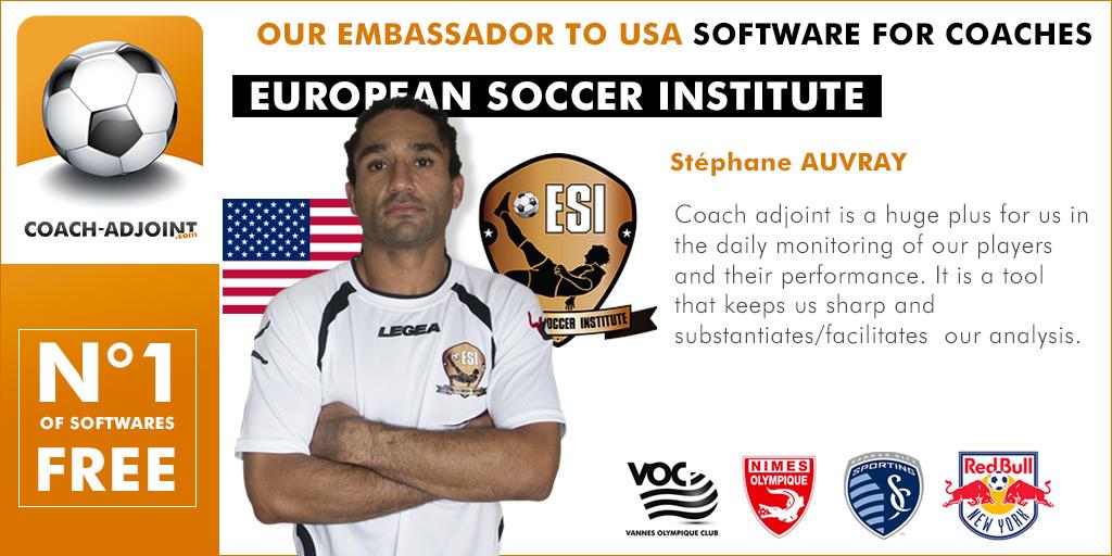 Coach_adjoint's tweet image. Stephane #auvray our embassadeur in the @ussoccer of the software @Coach_adjoint. @iNYredbullsfc @KansasCityStar
