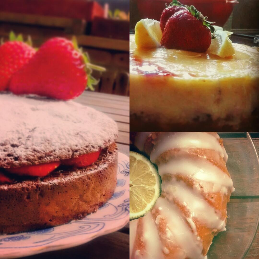 HannahJoyDeeks's tweet photo. I think the #testbakeday went better than planned. Clearly I'm feeling the decorative fruit #actuallyonholiday http://t.co/PAAc4ho3eN