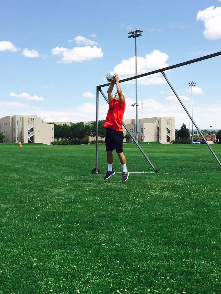 abqsolfc's tweet photo. Sol players Isaiah Madrid &amp; Jacob Gandarilla coaching @sysnm youth soccer camp today #2015ISC #NativeYouth #abqsolfc http://t.co/fedrmfEFhr