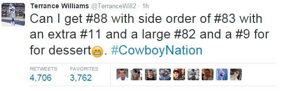Whataburger's tweet photo. .@TerranceWill2 We got that order comin right up http://t.co/DeE6MZ5kn4