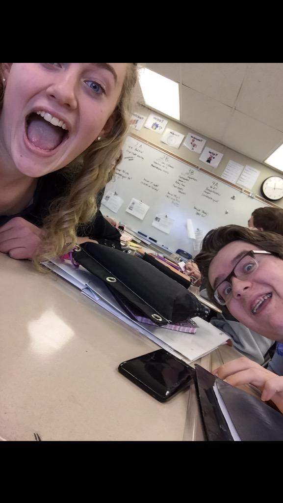 strub11_'s tweet photo. Boston is getting a kick ass lady with #OneHellOfAStory who know's to "live your life." Gonna miss ya @PaytonSoehn http://t.co/ml5CxxsaUX