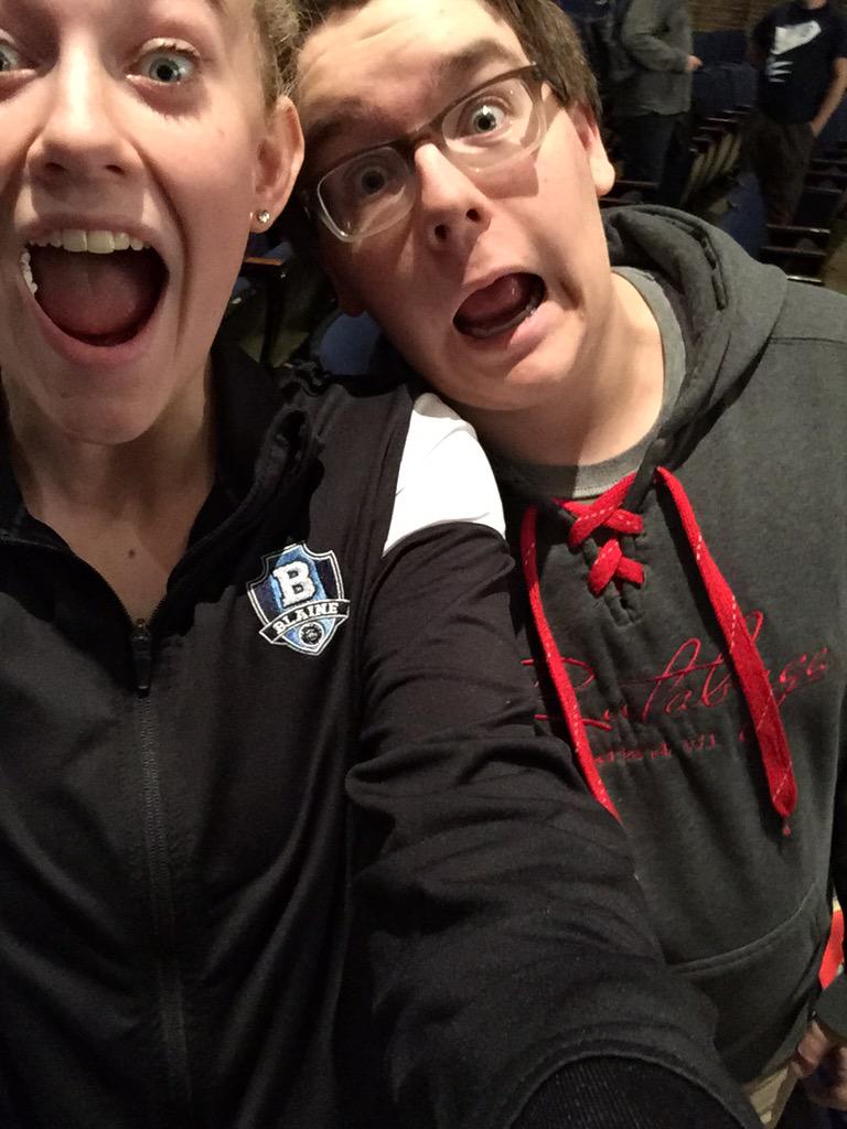 strub11_'s tweet photo. Boston is getting a kick ass lady with #OneHellOfAStory who know's to "live your life." Gonna miss ya @PaytonSoehn http://t.co/ml5CxxsaUX