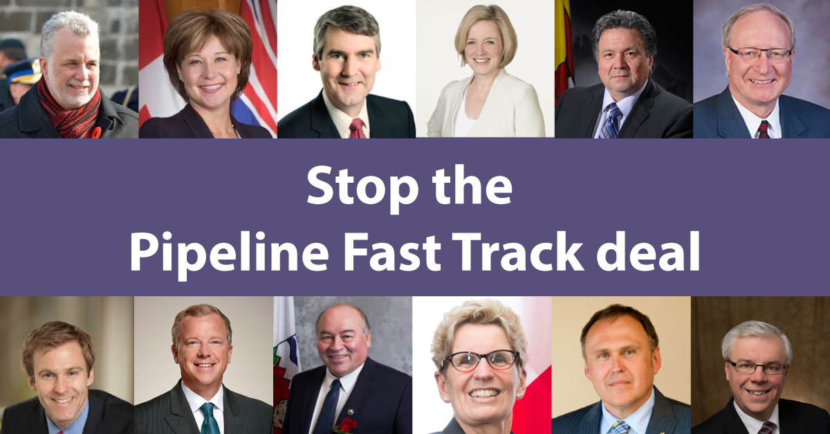 leadnowca's tweet photo. Tell @Kathleen_Wynne, @RachelNotley, @phcouillard to stop the #PipelineFastTrack deal http://t.co/Wu8JqwvJRz #cdnpoli http://t.co/a6gpjJdUyo