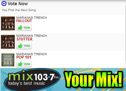 Happy bday to drummer Ian Casselman! Which Trench track do you want to hear? Vote now online/in-app. ~SR 