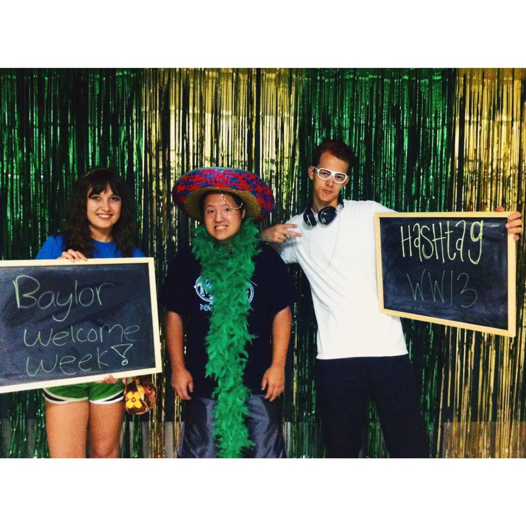 Hakoua_matata's tweet image. #Mcpphotoaday Throwback to welcome week 2013 when I first came to college and baylor as an out of state student