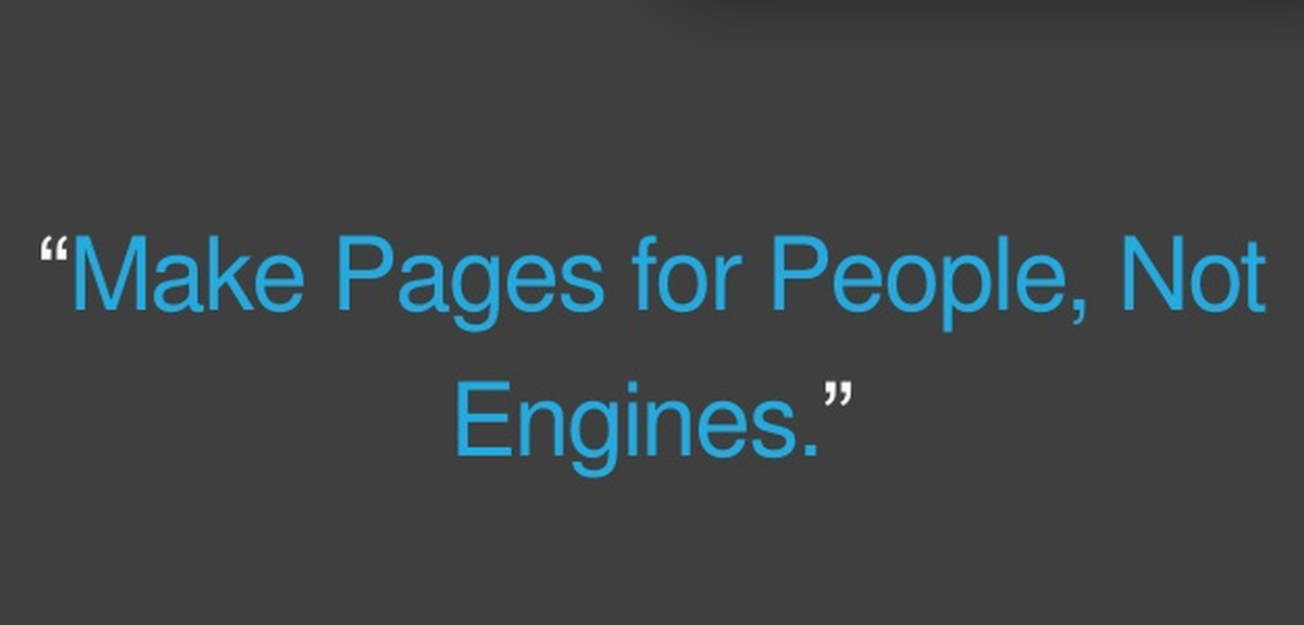 InboundXpert's tweet image. "Make pages for people, not engines" - @randfish #MozCon