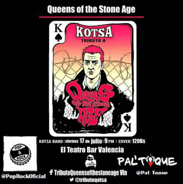 MedicationQOTSA's tweet photo. No tienes planes para este viernes? Pilla la agenda rock de @ElTeatroBar_VLN  llegate pilas http://t.co/QCZO2myAWk