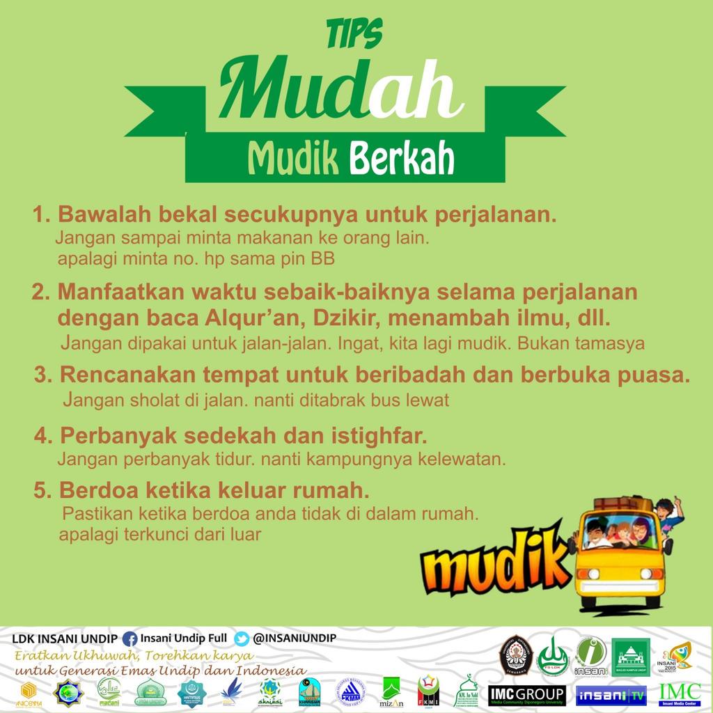 TIPS #MUDAH , Mudik Berkah ~ #RamadhanCeriaRamadhanPenuhMakna