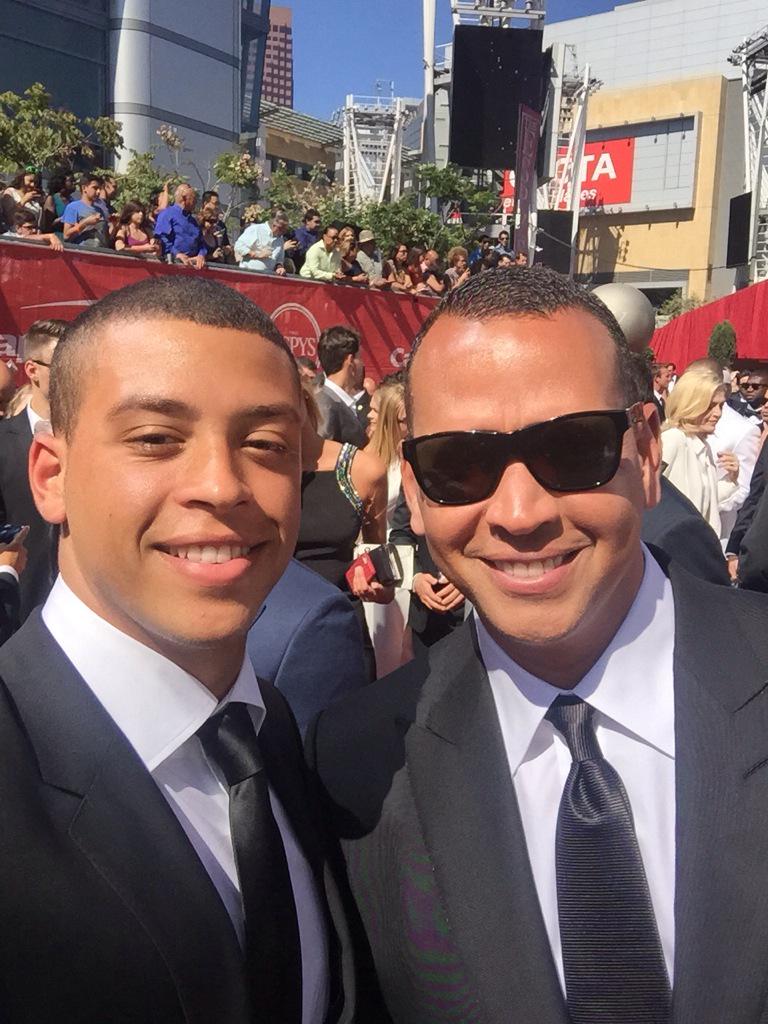 Alex Rodriguez A Twitter Arriving At At Espys With My Nephew