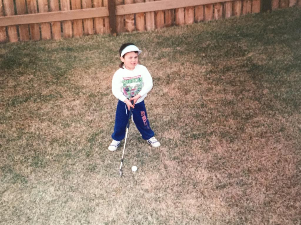 ahadwingolf's tweet photo. Last #RBCGolf4Kids challenge to raise money for @crohnschild. Show me your best throwback pic! #ihadamullet http://t.co/Wf8u5YdKho